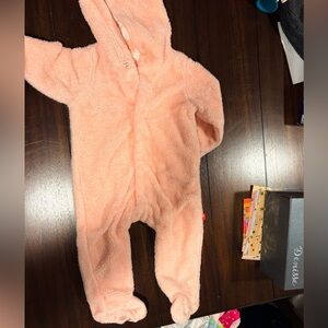 Magnetic Me Peach Fleece Footie